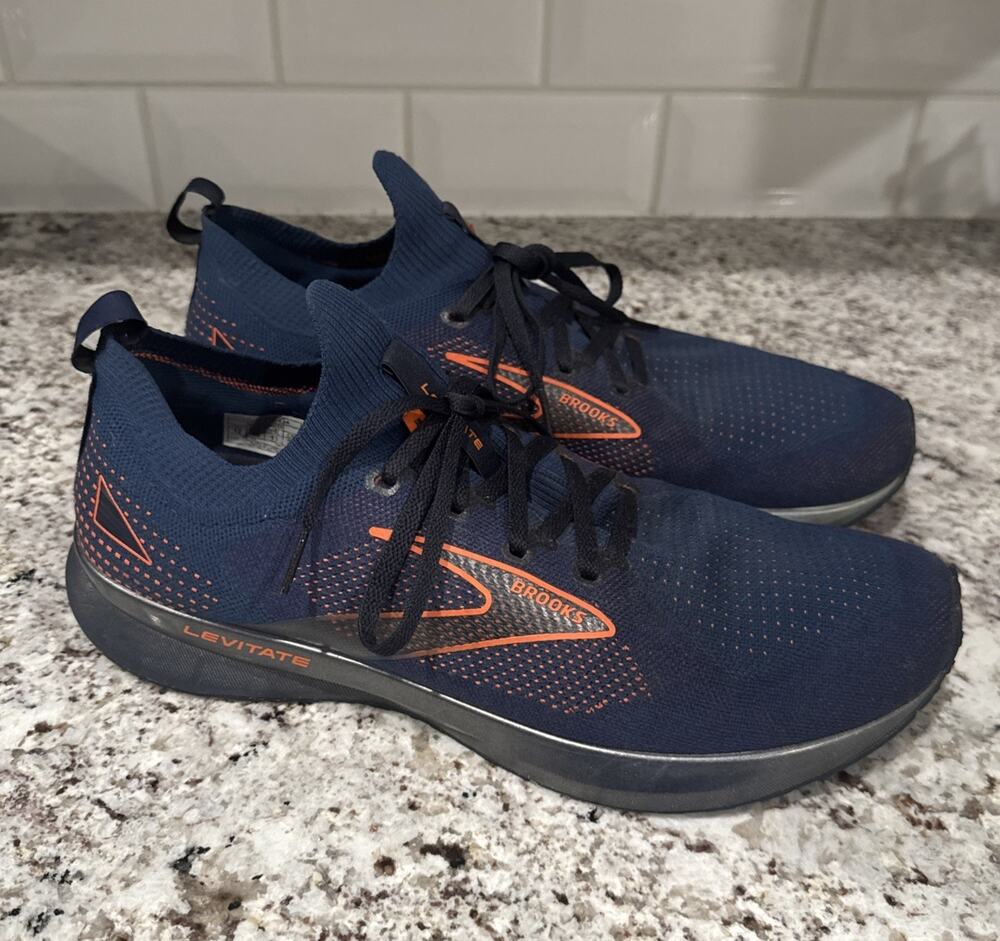 Brooks Brooks Levitate Stealthfit 5 Blue 1103721D434 Men Size 12 Medium (D)